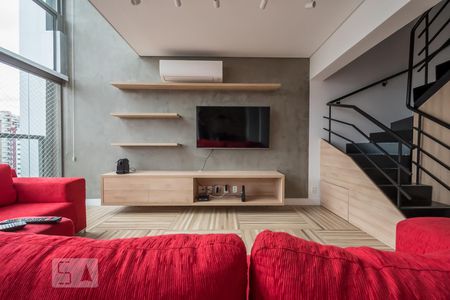 Sala de apartamento para alugar com 2 quartos, 85m² em Vila Cordeiro, São Paulo