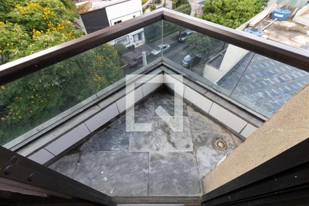 Varanda da Sala de apartamento para alugar com 1 quarto, 59m² em Aclimação, São Paulo
