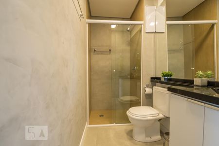 Banheiro de kitnet/studio à venda com 1 quarto, 35m² em Jardim Aeroporto, São Paulo