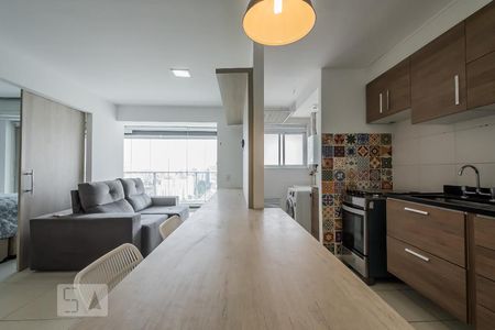 Sala de apartamento para alugar com 1 quarto, 49m² em Campo Belo, São Paulo