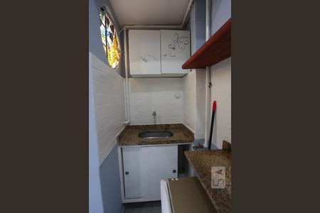 Cozinha de kitnet/studio à venda com 1 quarto, 17m² em Copacabana, Rio de Janeiro