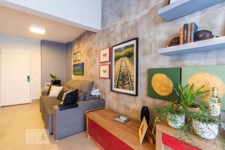 Sala de apartamento para alugar com 1 quarto, 50m² em Moema, São Paulo