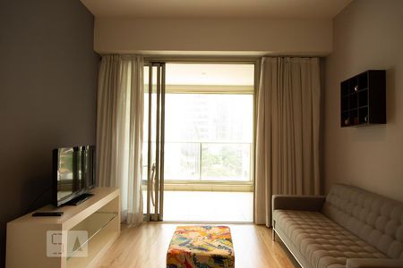Sala de apartamento para alugar com 1 quarto, 62m² em Itaim Bibi, São Paulo