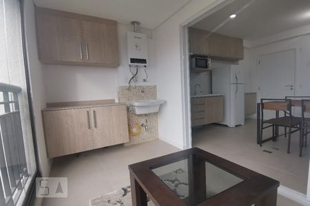 Studio para alugar com 38m², 1 quarto e 1 vaga Studio para alugar com 38m², 1 quarto e 1 vagaVaranda