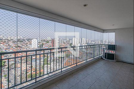 Sacada da Sala de apartamento para alugar com 3 quartos, 113m² em Vila Gumercindo, São Paulo