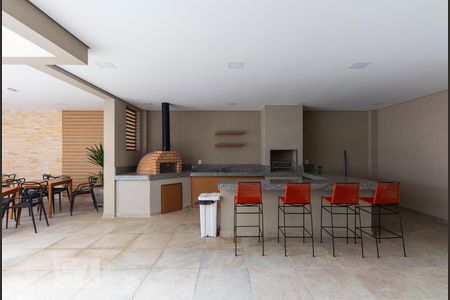 Studio à venda com 41m², 1 quarto e 1 vagaChurrasqueira