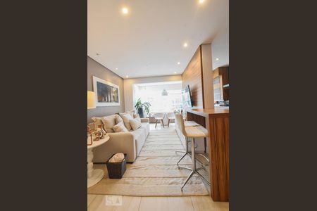 Sala de apartamento para alugar com 1 quarto, 50m² em Vila Cordeiro, São Paulo