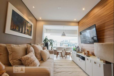 Sala de Estar de apartamento para alugar com 1 quarto, 50m² em Vila Cordeiro, São Paulo