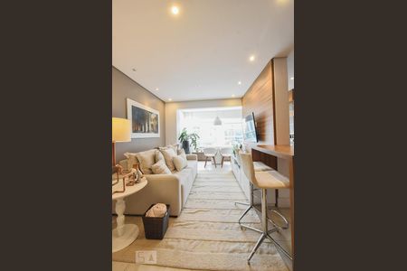 Sala de apartamento para alugar com 1 quarto, 50m² em Vila Cordeiro, São Paulo