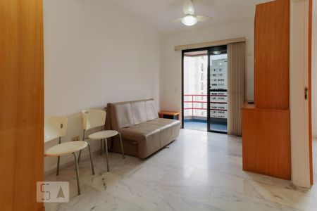 Sala de apartamento para alugar com 1 quarto, 35m² em Paraíso, São Paulo