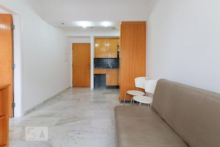 Sala de apartamento para alugar com 1 quarto, 35m² em Paraíso, São Paulo