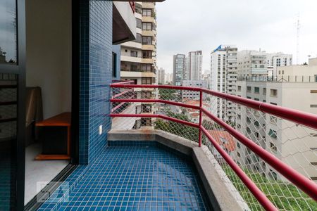 Varanda de apartamento para alugar com 1 quarto, 35m² em Paraíso, São Paulo