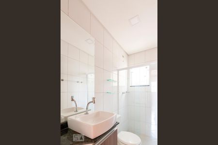 Banheiro Suíte 1 de apartamento à venda com 2 quartos, 55m² em Vila Alzira, Santo André