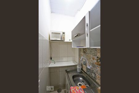 Cozinha de kitnet/studio para alugar com 1 quarto, 18m² em Brooklin Paulista, São Paulo