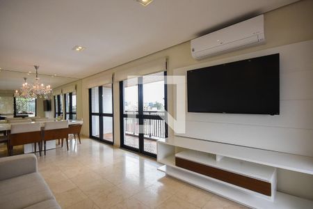Sala de apartamento para alugar com 3 quartos, 250m² em Real Parque, São Paulo