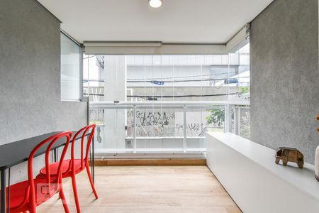 Varanda de apartamento para alugar com 1 quarto, 44m² em Pinheiros, São Paulo