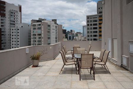 Studio à venda com 50m², 1 quarto e 1 vagaTerraço