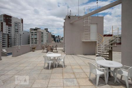Studio à venda com 50m², 1 quarto e 1 vagaTerraço