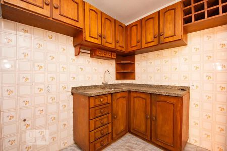 Cozinha de apartamento para alugar com 1 quarto, 50m² em Jardim do Salso, Porto Alegre