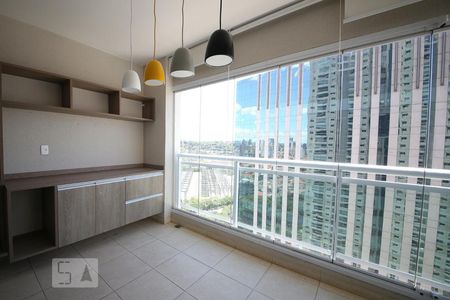 Varanda Gourmet de apartamento à venda com 2 quartos, 66m² em Brooklin Paulista, São Paulo