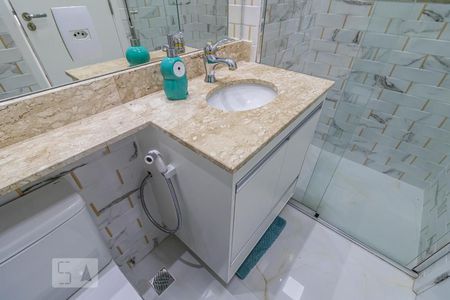 Apartamento à venda com 60m², 2 quartos e 1 vagaDetalhe do Banheiro da Suíte