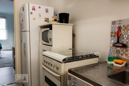 Cozinha de kitnet/studio para alugar com 1 quarto, 32m² em Vila Buarque, São Paulo