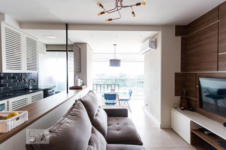 Sala de apartamento para alugar com 1 quarto, 66m² em Caxingui, São Paulo