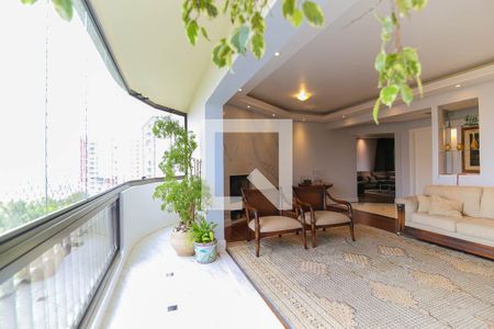 Varanda da Sala de apartamento à venda com 3 quartos, 167m² em Vila Suzana, São Paulo