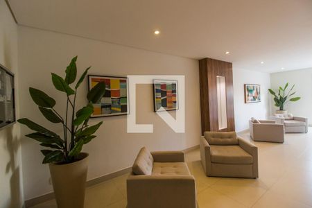 Apartamento para alugar com 36m², 1 quarto e 1 vagaHall social