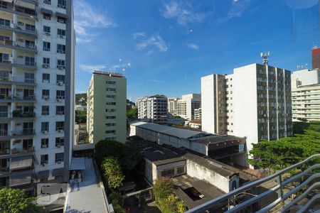 Vista da Sala de apartamento para alugar com 2 quartos, 56m² em Botafogo, Rio de Janeiro