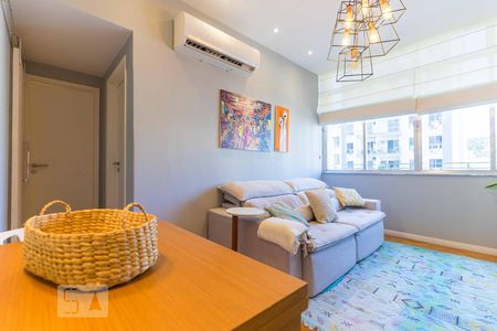 Sala de apartamento para alugar com 2 quartos, 56m² em Botafogo, Rio de Janeiro