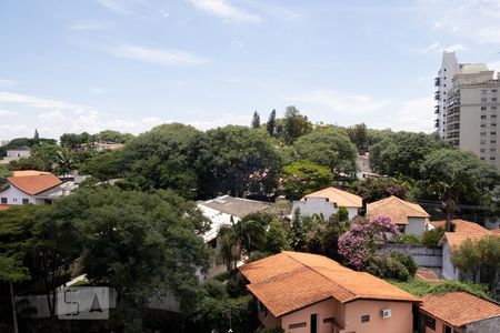 Vista da sala de apartamento para alugar com 4 quartos, 126m² em Alto de Pinheiros, São Paulo