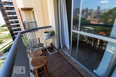 varanda de apartamento para alugar com 1 quarto, 40m² em Paraíso, São Paulo