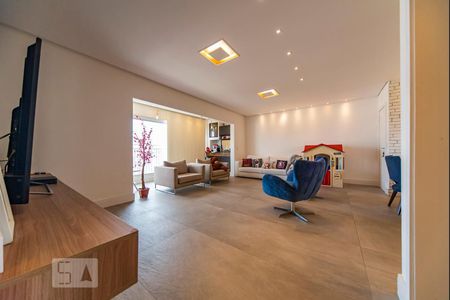 Sala de apartamento à venda com 2 quartos, 96m² em Vila Valparaíso, Santo André