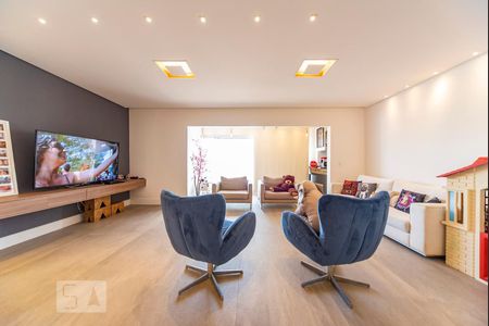 Sala de apartamento à venda com 2 quartos, 96m² em Vila Valparaíso, Santo André