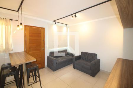 Sala / Cozinha de casa de condomínio à venda com 1 quarto, 38m² em Parada Inglesa, São Paulo