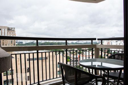 Vista da Sala de apartamento à venda com 1 quarto, 36m² em Itaim Bibi, São Paulo