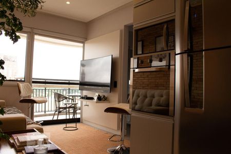 Sala de apartamento à venda com 1 quarto, 36m² em Itaim Bibi, São Paulo
