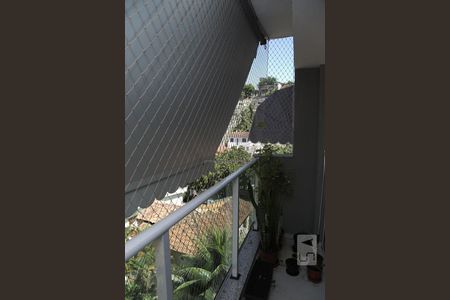 Varanda da Sala de apartamento à venda com 2 quartos, 64m² em Tijuca, Rio de Janeiro