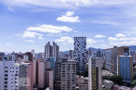 Vista do Quarto de kitnet/studio para alugar com 1 quarto, 35m² em Barro Preto, Belo Horizonte