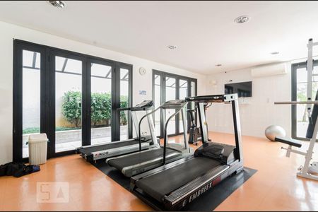 Apartamento para alugar com 37m², 1 quarto e 1 vaga Apartamento para alugar com 37m², 1 quarto e 1 vagaÁrea comum - Academia