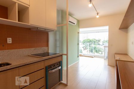 Sala de apartamento para alugar com 1 quarto, 44m² em Cidade Monções, São Paulo