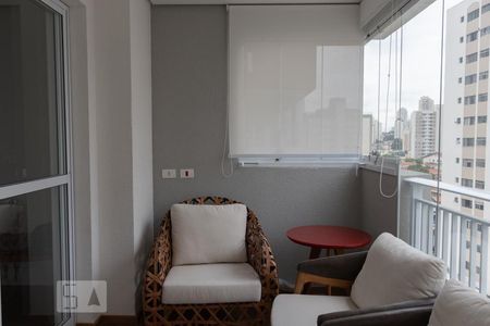 Varanda da Sala de apartamento para alugar com 1 quarto, 67m² em Saúde, São Paulo