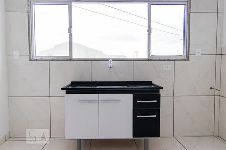 Cozinha de apartamento para alugar com 1 quarto, 30m² em Parque Novo Oratório, Santo André