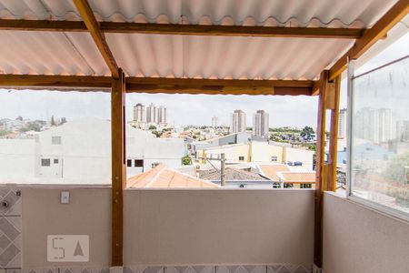 Vista Sala/ Cozinha de apartamento para alugar com 1 quarto, 35m² em Parque Novo Oratório, Santo André