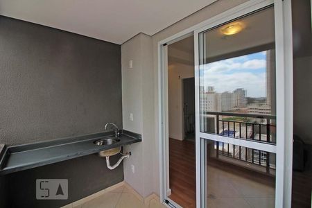 Varanda da Sala de apartamento para alugar com 1 quarto, 55m² em Vila Andrade, São Paulo