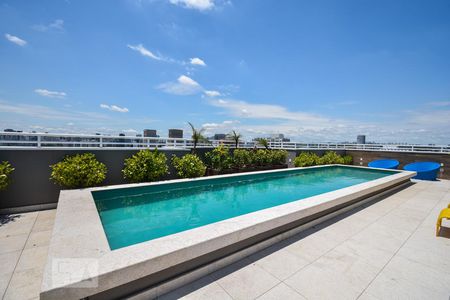 Área comum de kitnet/studio para alugar com 1 quarto, 27m² em Jardim Paulistano, São Paulo