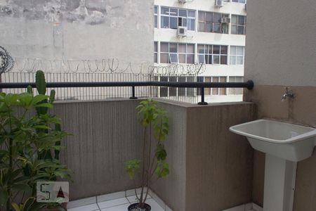Studio à venda com 42m², 1 quarto e sem vagaVaranda