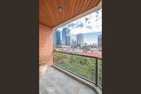Varanda de apartamento para alugar com 3 quartos, 102m² em Alto da Boa Vista, São Paulo