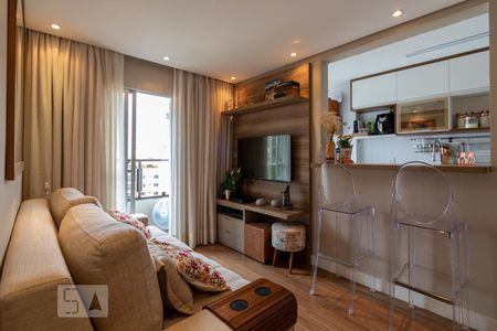 Sala de apartamento para alugar com 2 quartos, 49m² em Jardim Ampliação, São Paulo